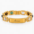 Edge Stone Rakhi - Gold